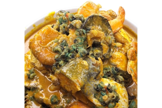 Fisherman Soup with Swallow